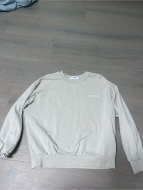 TALENTLESS Crewneck Sweatshirt in Light Beige